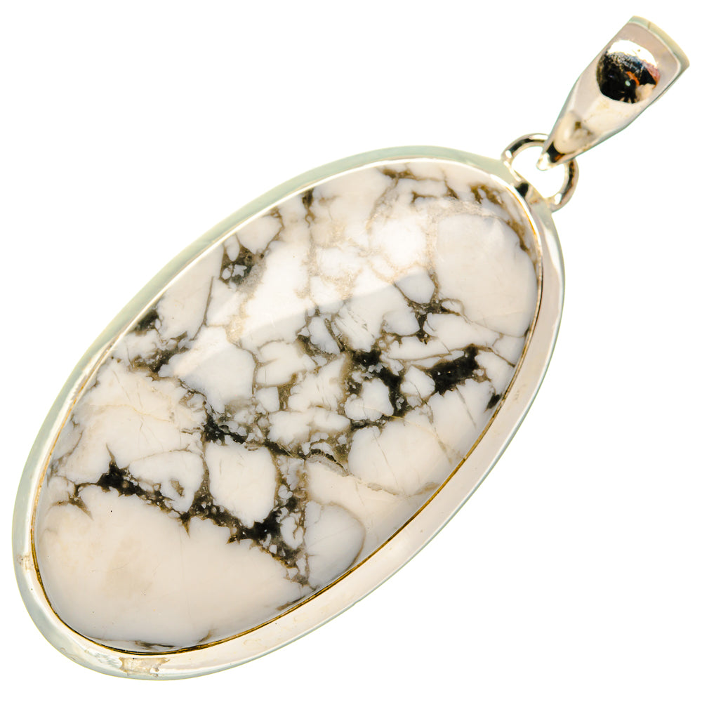 Howlite Pendants handcrafted by Ana Silver Co - PD26003 - Photo 2