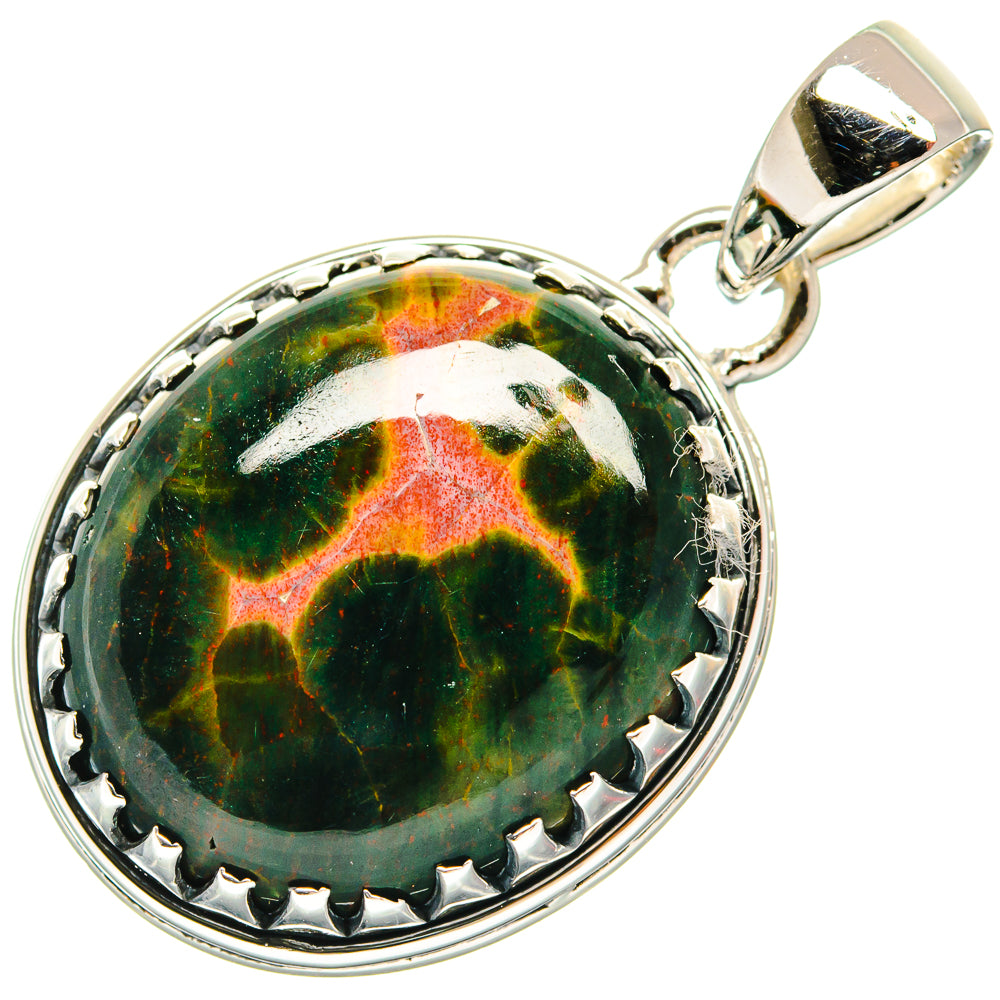 Ocean Jasper Pendants handcrafted by Ana Silver Co - PD26021 - Photo 2