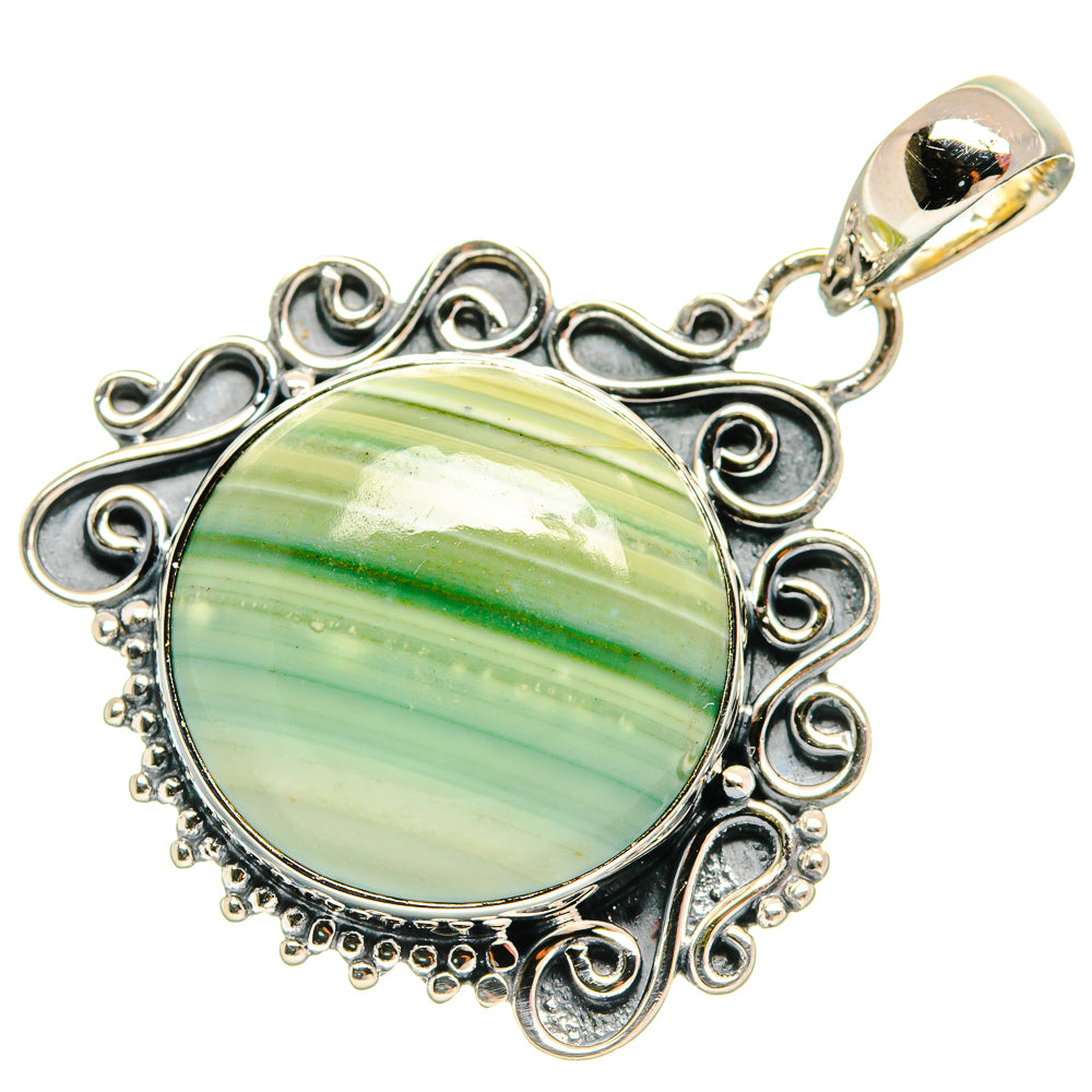 Ocean Jasper Pendants handcrafted by Ana Silver Co - PD26030 - Photo 2
