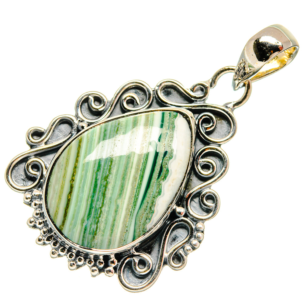 Ocean Jasper Pendants handcrafted by Ana Silver Co - PD26246 - Photo 2