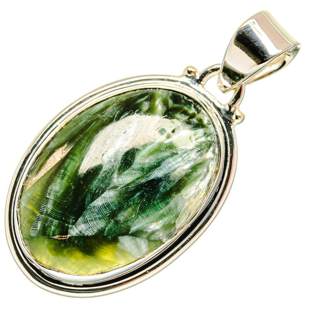Seraphinite Pendants handcrafted by Ana Silver Co - PD26247 - Photo 2