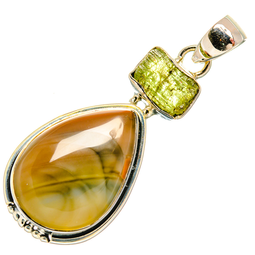 Polychrome Jasper Pendants handcrafted by Ana Silver Co - PD26257 - Photo 2