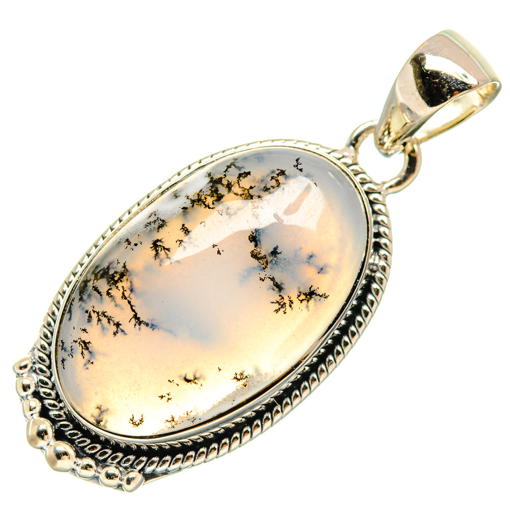 Dendritic Opal Pendants handcrafted by Ana Silver Co - PD26283 - Photo 2