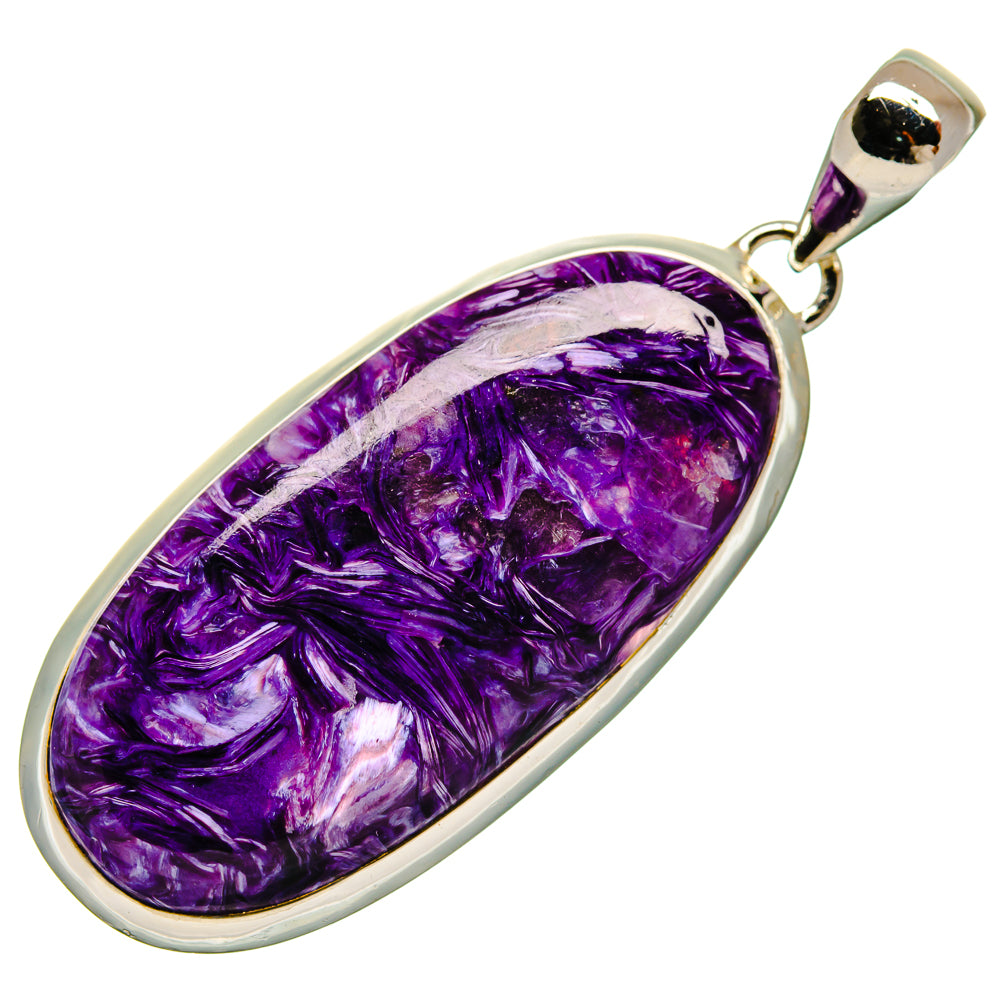 Charoite Pendants handcrafted by Ana Silver Co - PD26307 - Photo 2