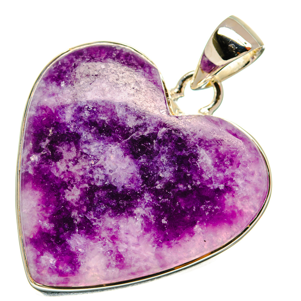 Lepidolite Pendants handcrafted by Ana Silver Co - PD26325 - Photo 2