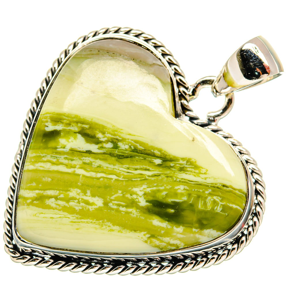 Rainforest Jasper Pendants handcrafted by Ana Silver Co - PD26329 - Photo 2