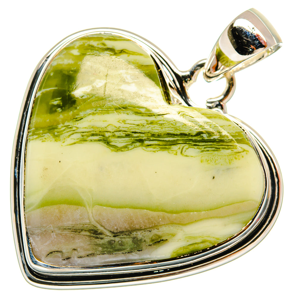Rainforest Jasper Pendants handcrafted by Ana Silver Co - PD26334 - Photo 2