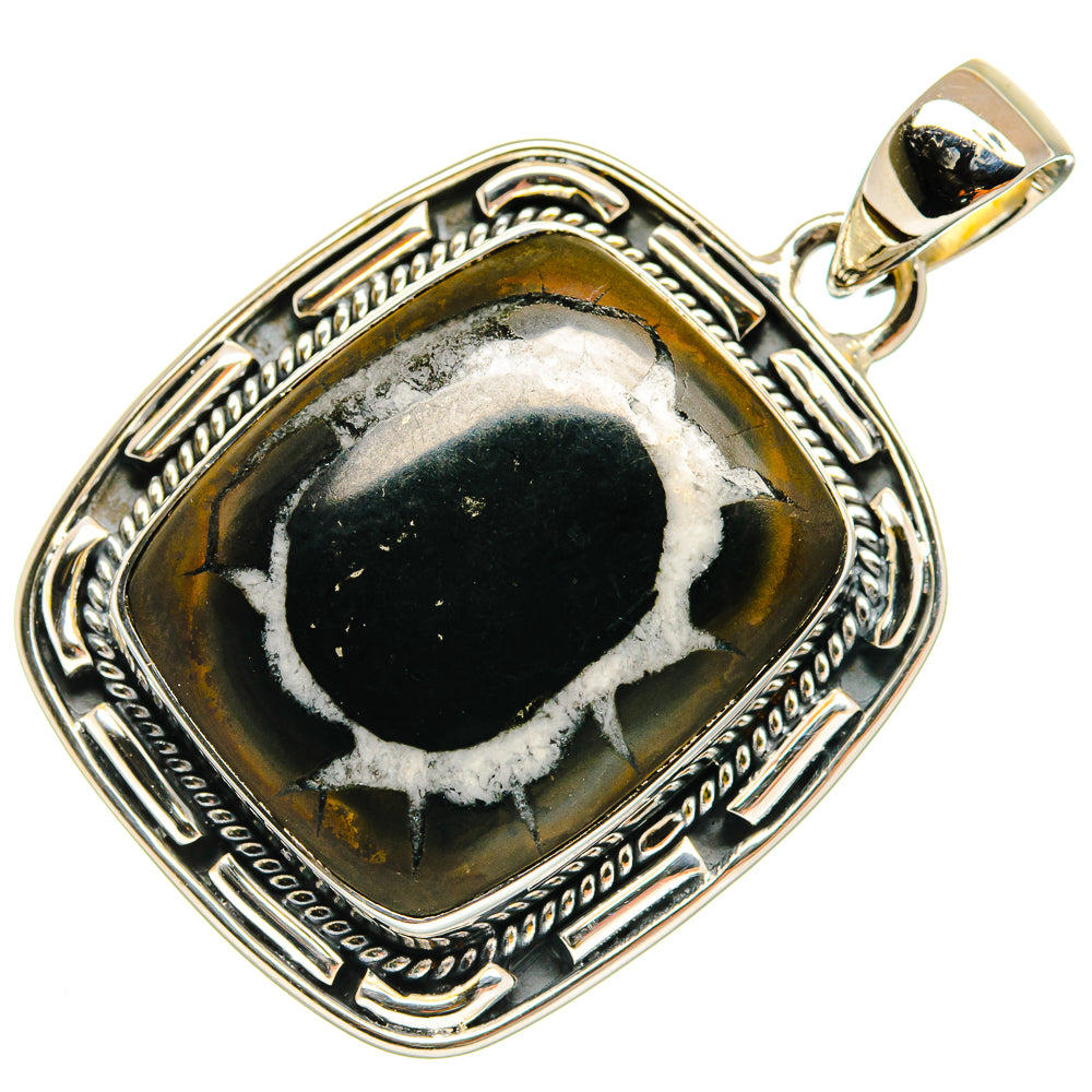 Septarian Geode Pendants handcrafted by Ana Silver Co - PD26336 - Photo 2