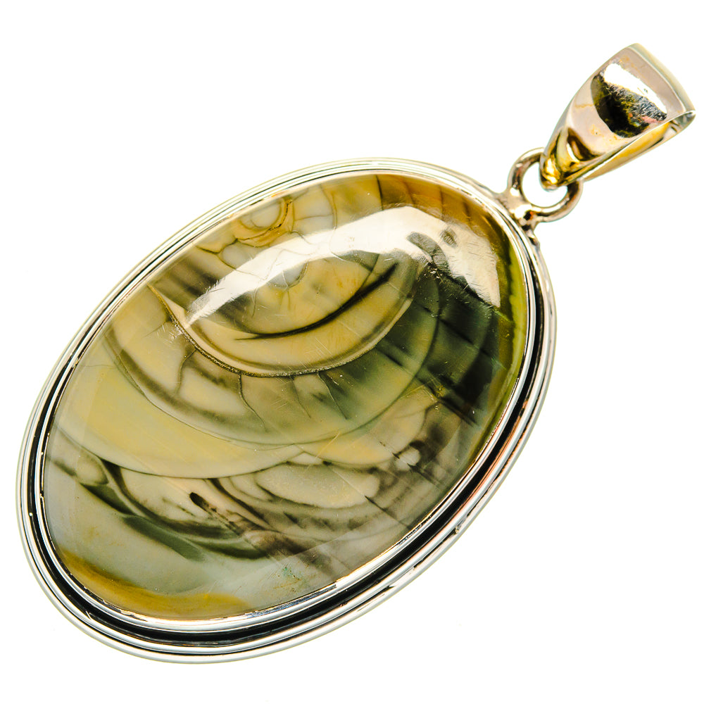 Polychrome Jasper Pendants handcrafted by Ana Silver Co - PD26395 - Photo 2