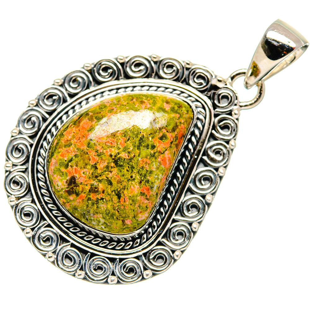 Unakite Pendants handcrafted by Ana Silver Co - PD26469 - Photo 2