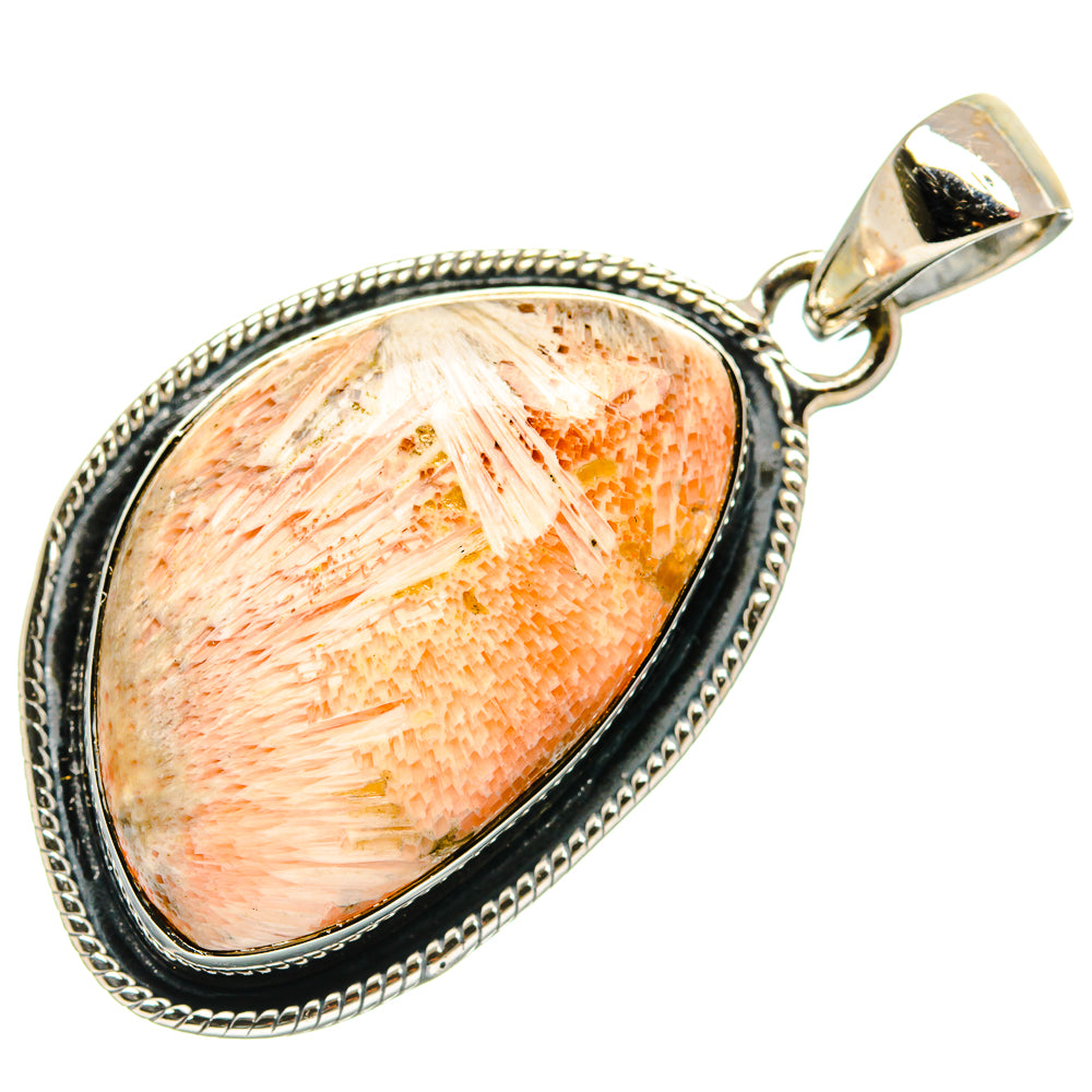 Scolecite Pendants handcrafted by Ana Silver Co - PD26486 - Photo 2