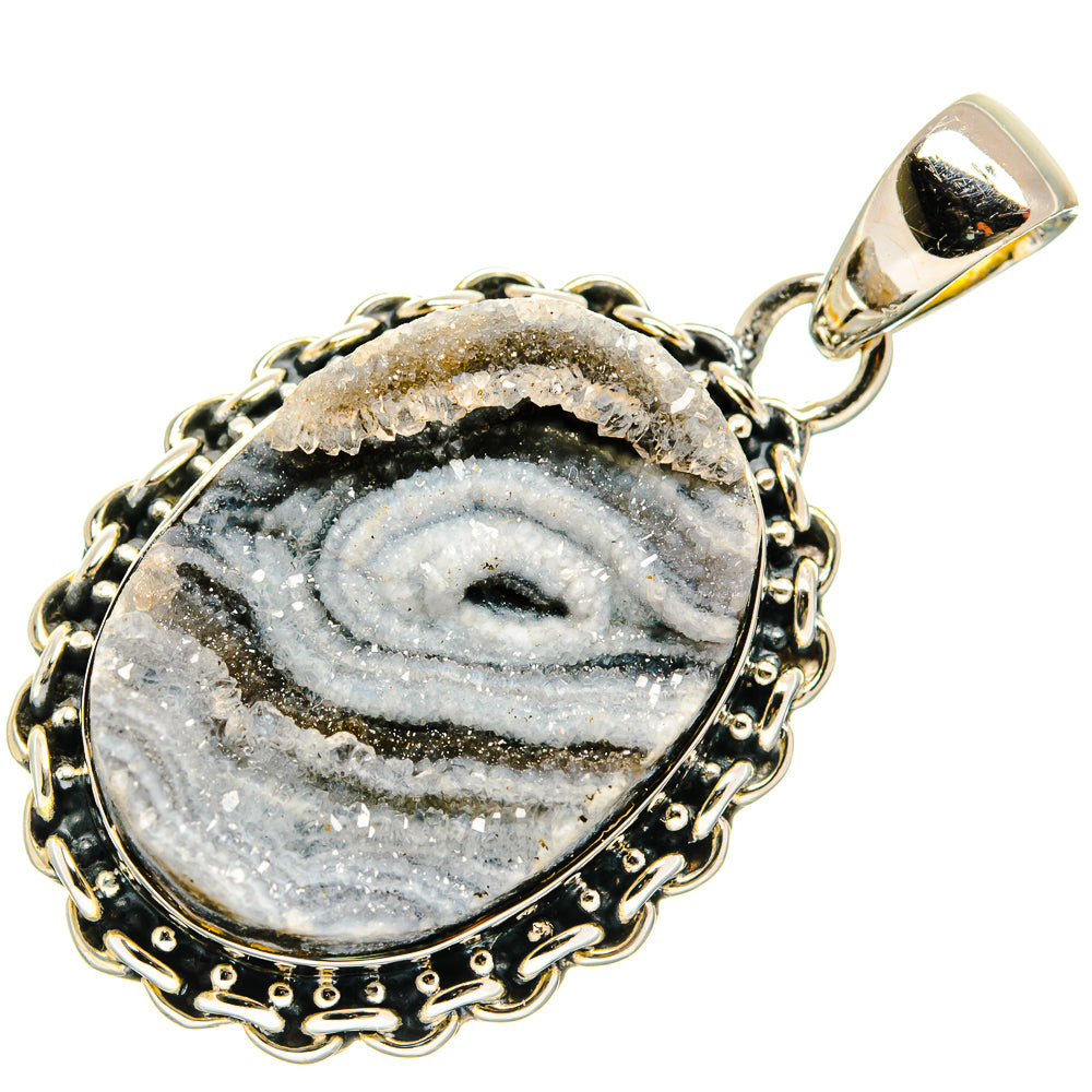 Desert Druzy Pendants handcrafted by Ana Silver Co - PD26495 - Photo 2