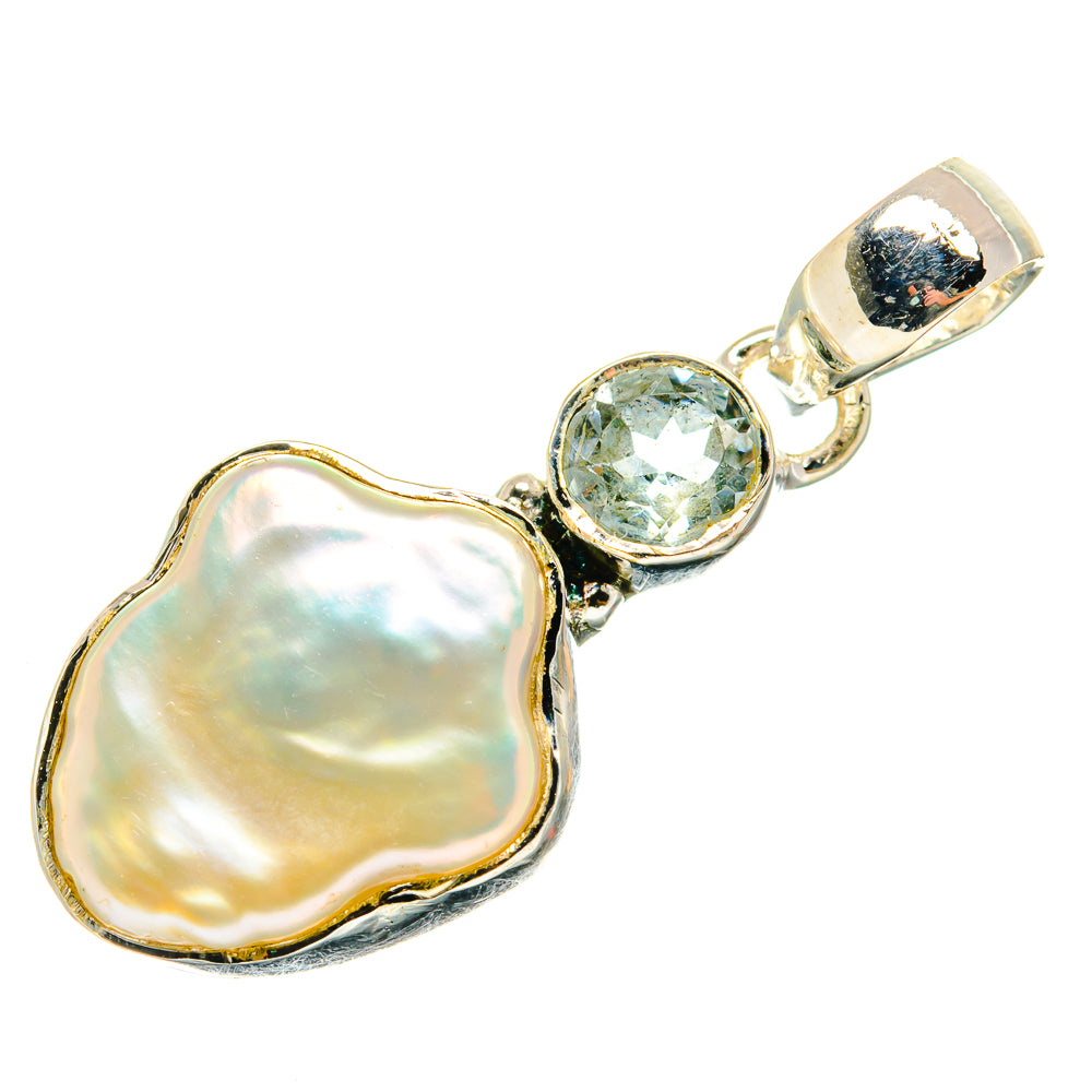 Mother Of Pearl Pendants handcrafted by Ana Silver Co - PD26558 - Photo 2