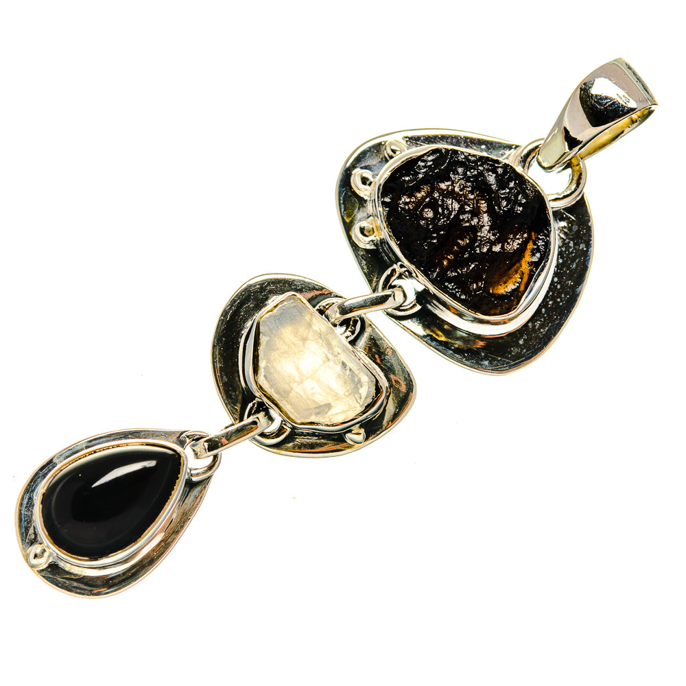 Tektite Pendants handcrafted by Ana Silver Co - PD26599 - Photo 2