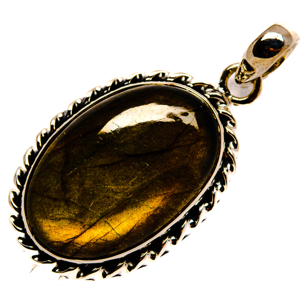 Labradorite Pendants handcrafted by Ana Silver Co - PD26641 - Photo 2