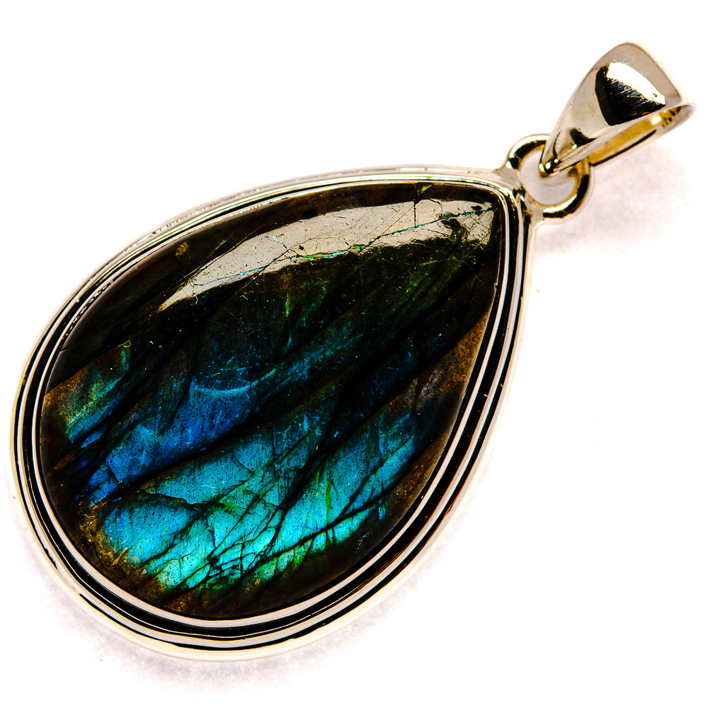 Labradorite Pendants handcrafted by Ana Silver Co - PD26643 - Photo 2