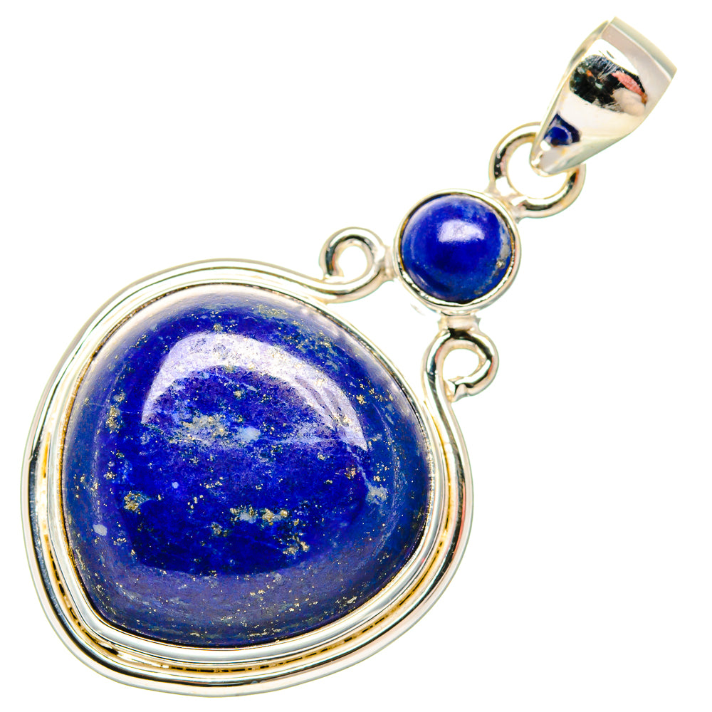 Lapis Lazuli Pendants handcrafted by Ana Silver Co - PD26655 - Photo 2