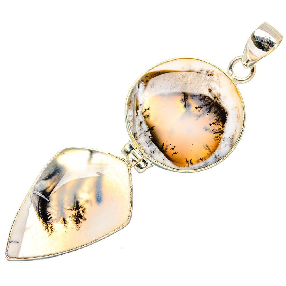 Dendritic Opal Pendants handcrafted by Ana Silver Co - PD26670 - Photo 2