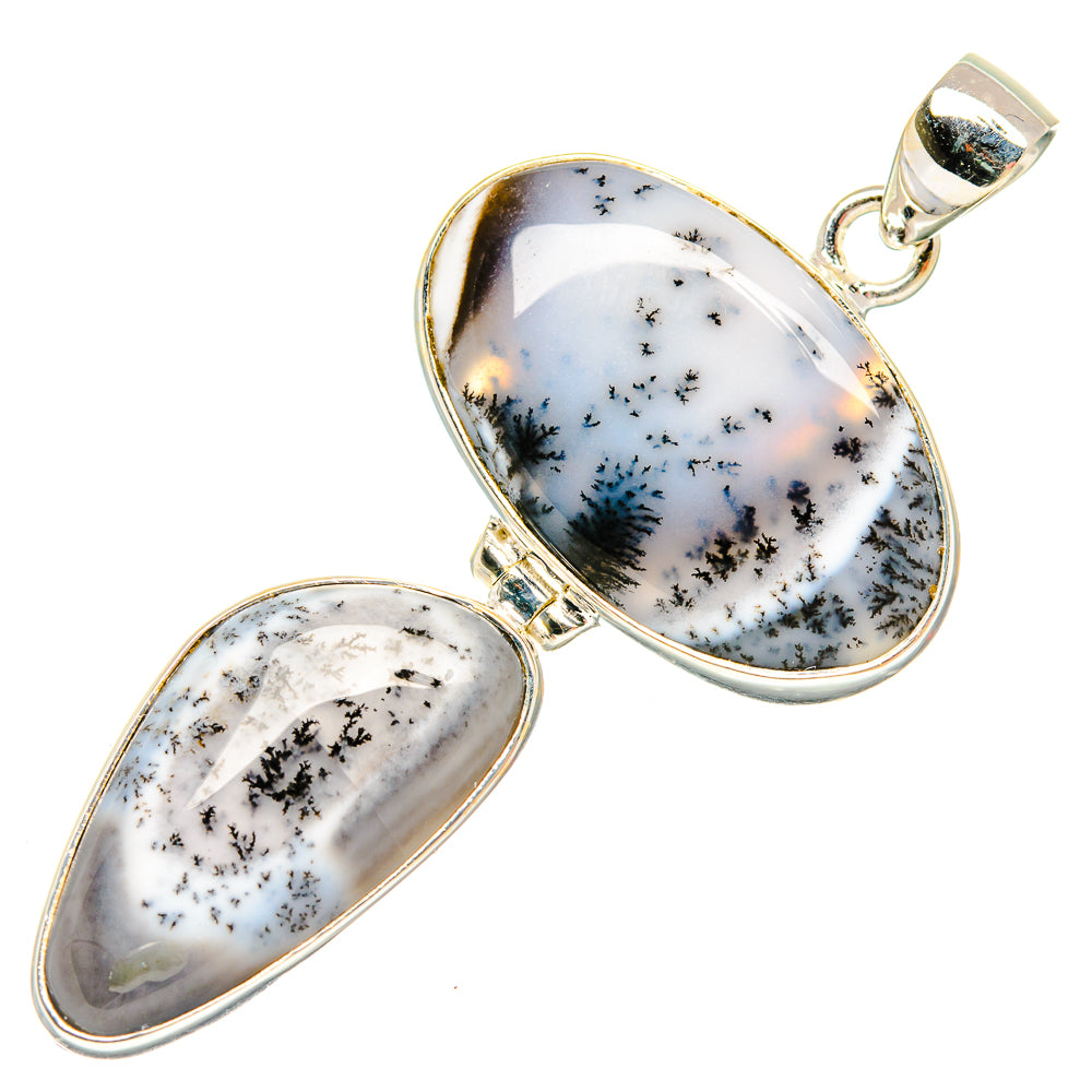 Dendritic Opal Pendants handcrafted by Ana Silver Co - PD26671 - Photo 2