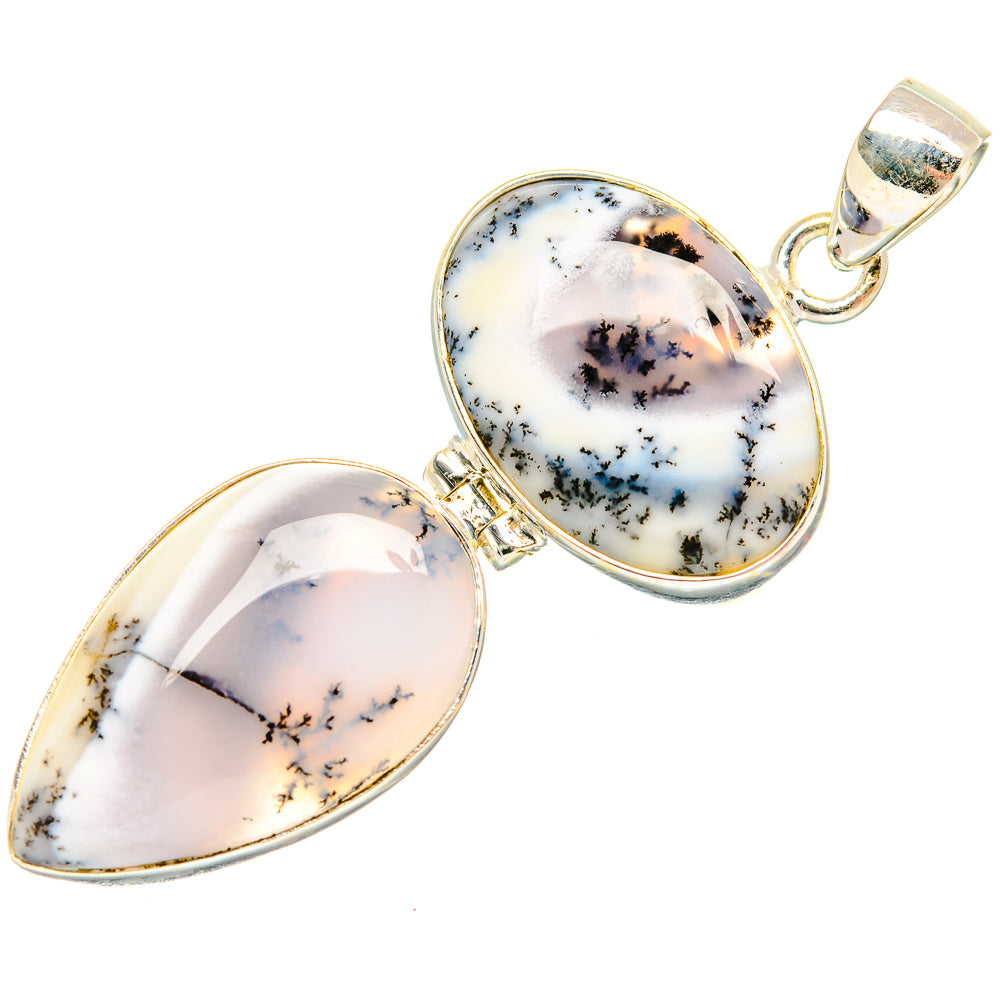 Dendritic Opal Pendants handcrafted by Ana Silver Co - PD26672 - Photo 2