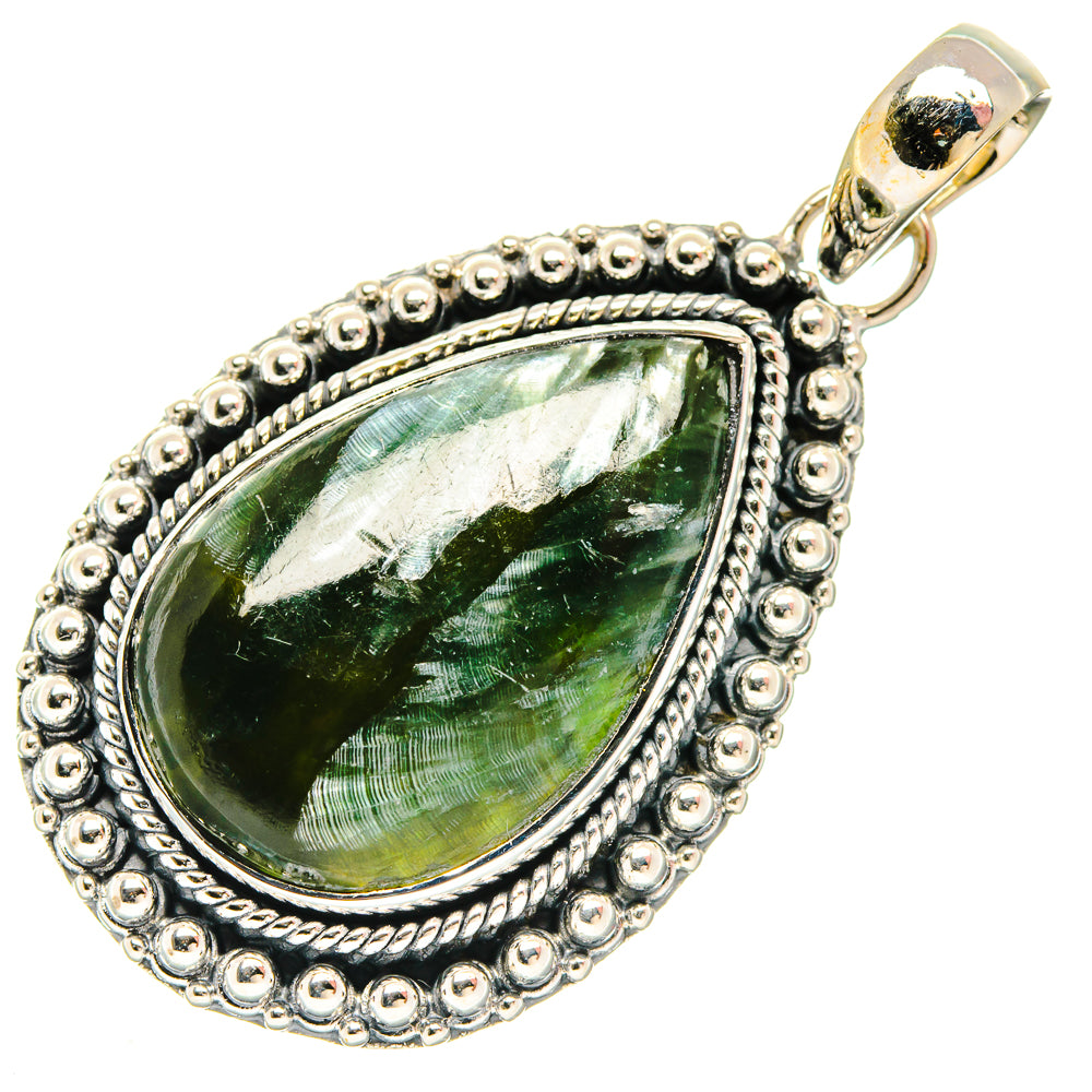 Seraphinite Pendants handcrafted by Ana Silver Co - PD26704 - Photo 2
