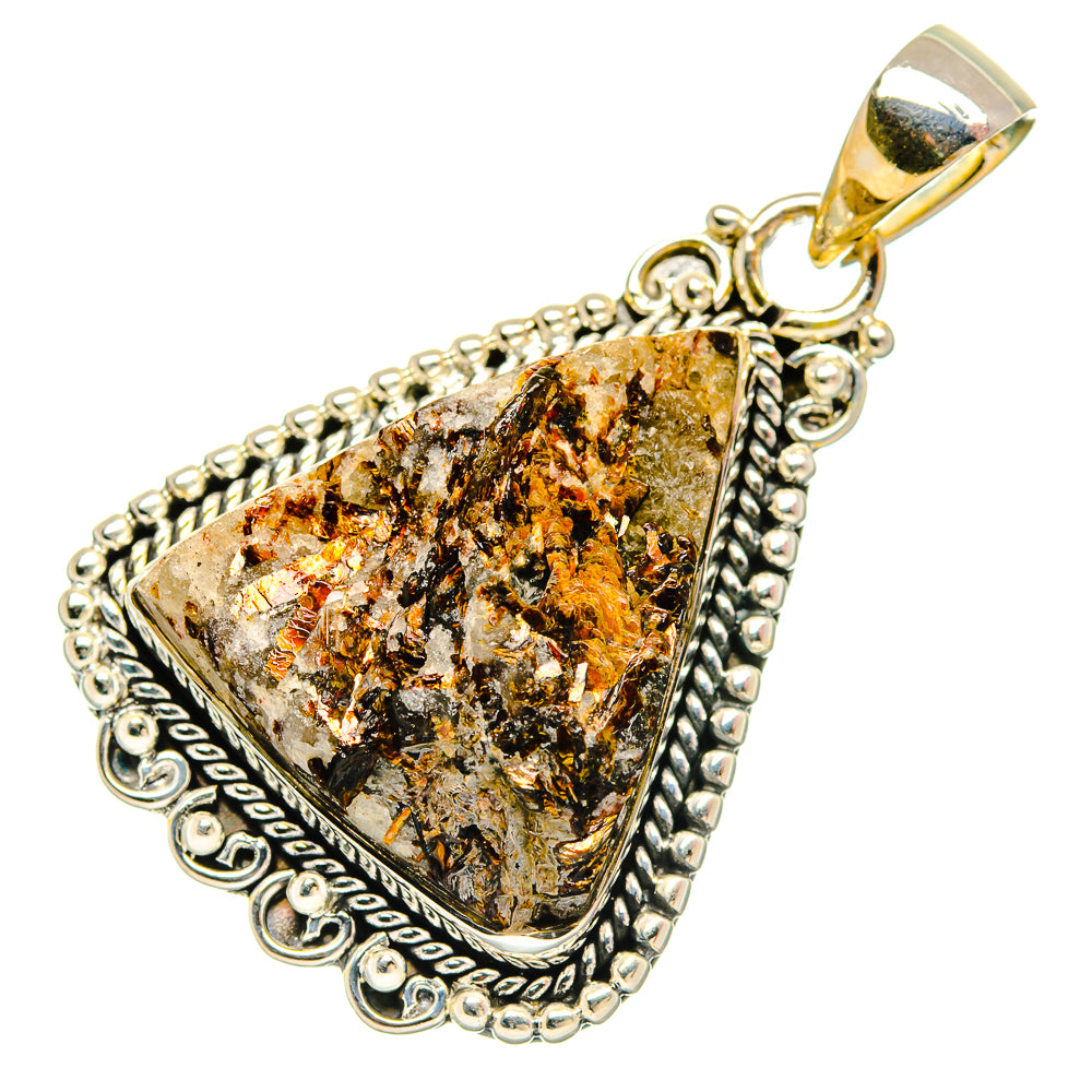 Astrophyllite Pendants handcrafted by Ana Silver Co - PD26711 - Photo 2