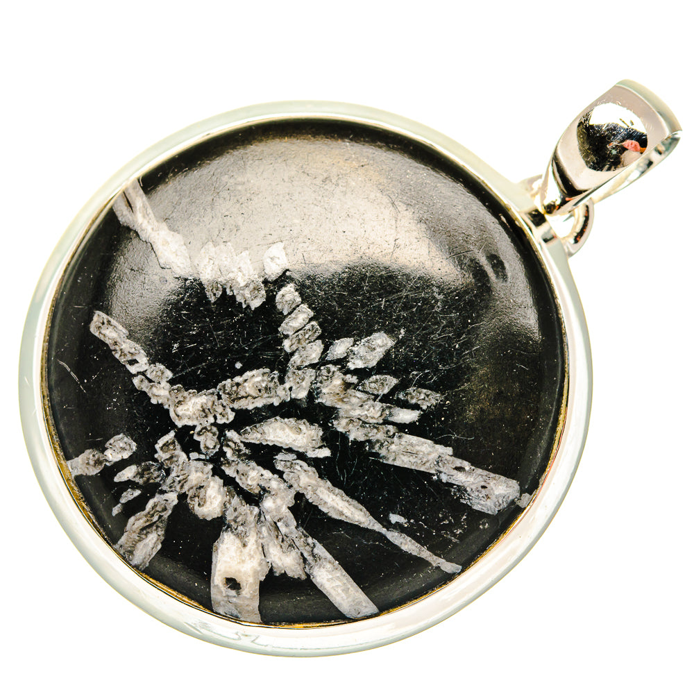 Chrysanthemum Stone Pendants handcrafted by Ana Silver Co - PD26748 - Photo 2