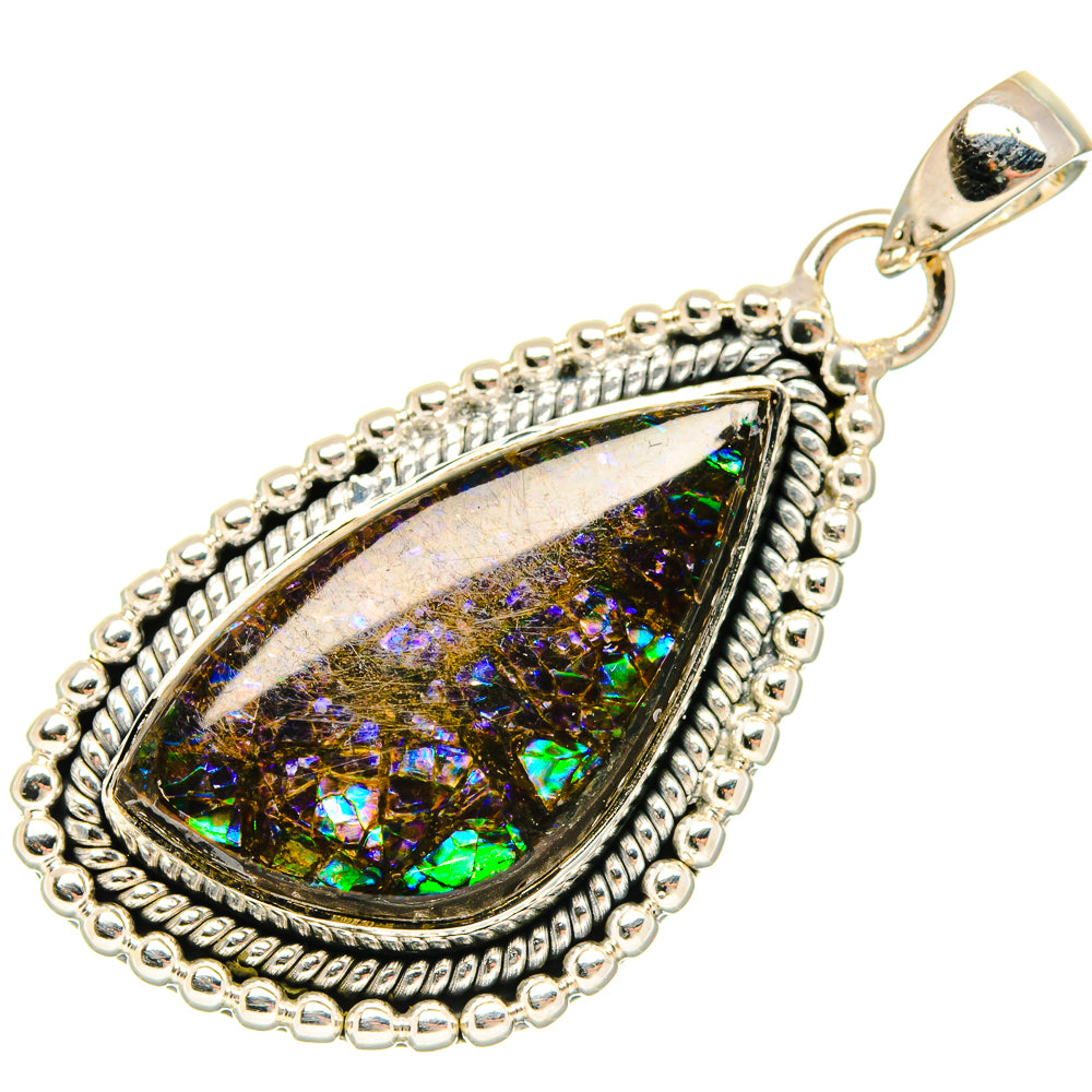 Ammolite Pendants handcrafted by Ana Silver Co - PD26761 - Photo 2