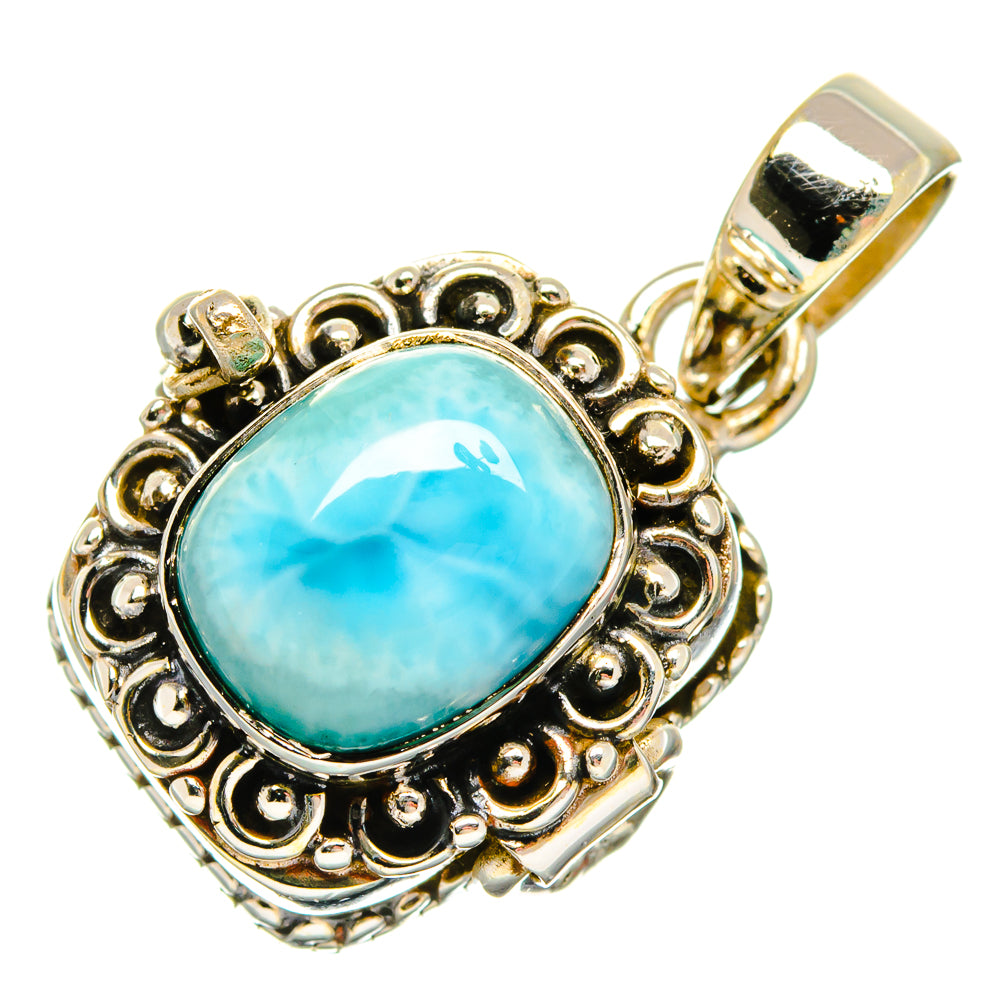 Larimar Pendants handcrafted by Ana Silver Co - PD26770 - Photo 2