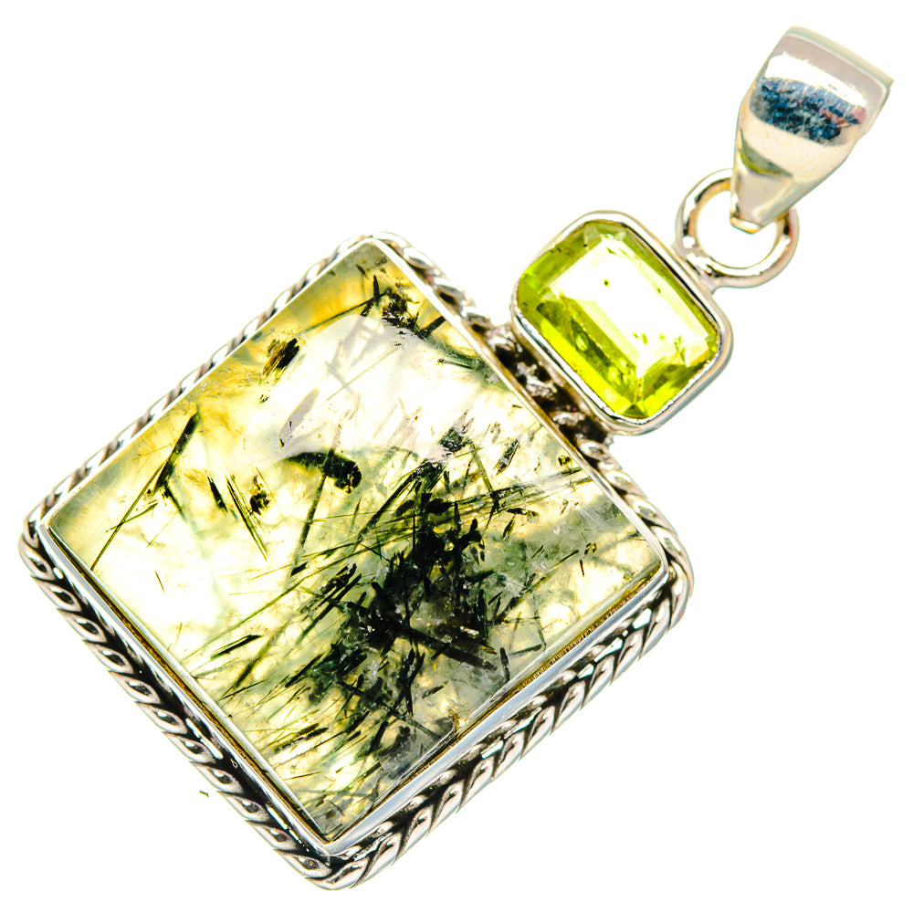 Prehnite Pendants handcrafted by Ana Silver Co - PD26831 - Photo 2