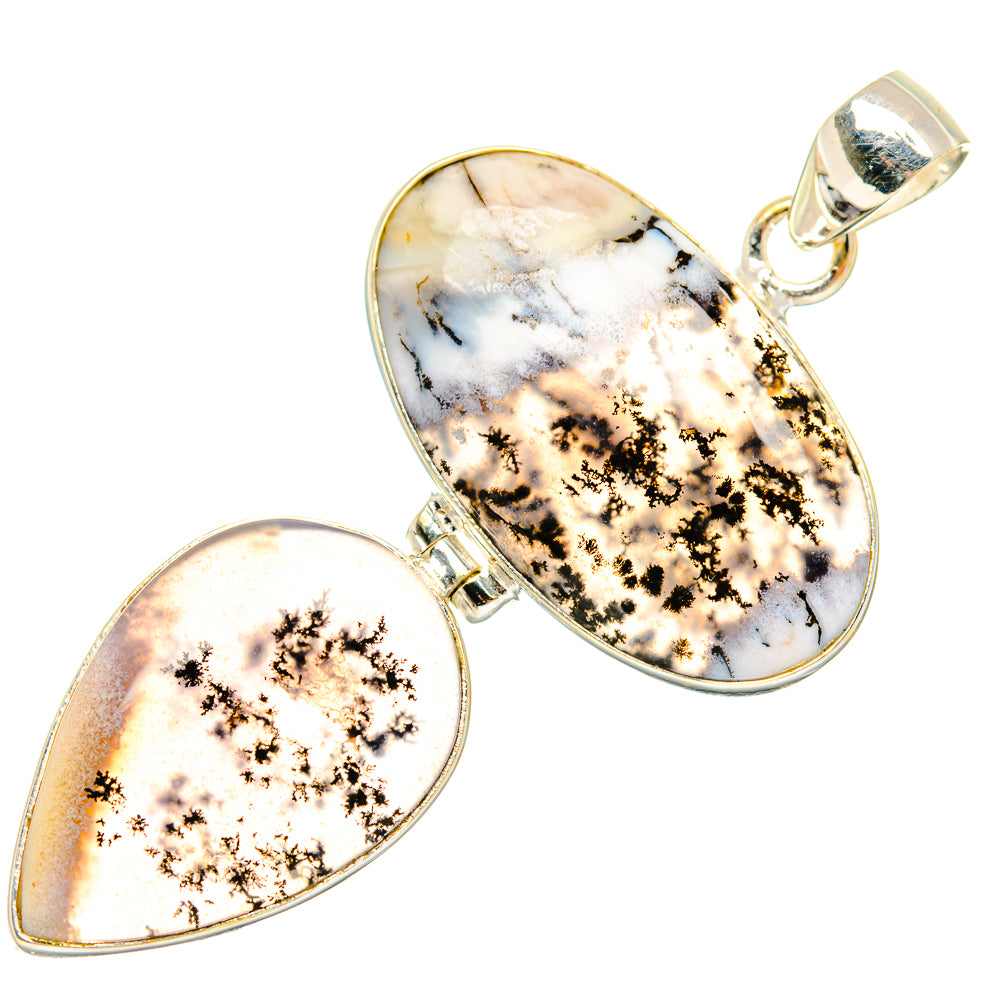 Dendritic Opal Pendants handcrafted by Ana Silver Co - PD26879 - Photo 2