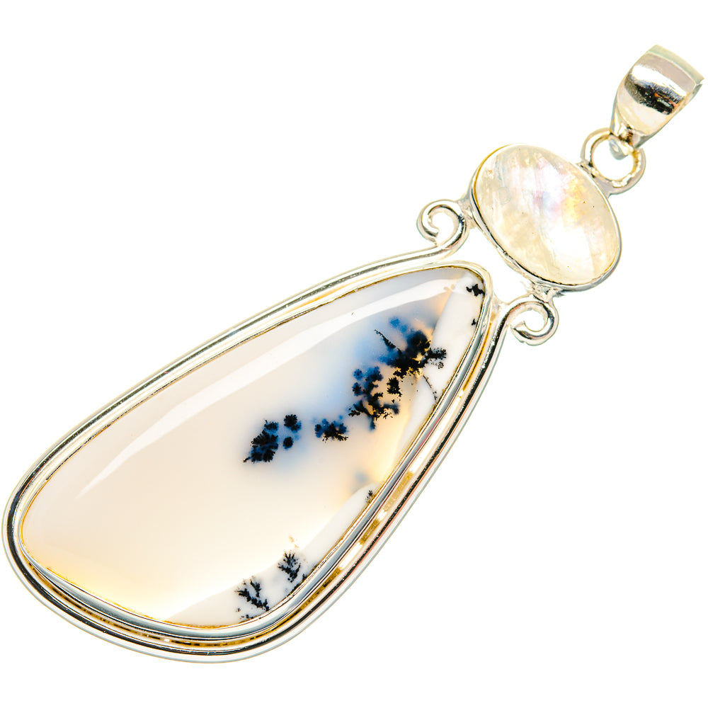 Dendritic Opal Pendants handcrafted by Ana Silver Co - PD26905 - Photo 2