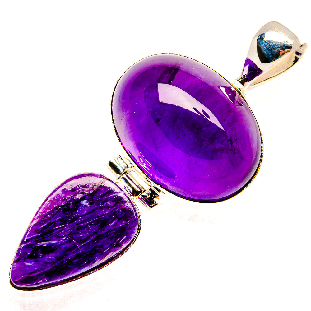 Amethyst Pendants handcrafted by Ana Silver Co - PD26966 - Photo 2