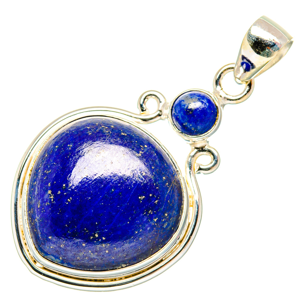 Lapis Lazuli Pendants handcrafted by Ana Silver Co - PD26987 - Photo 2