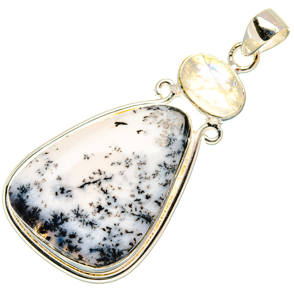 Dendritic Opal Pendants handcrafted by Ana Silver Co - PD27019 - Photo 2