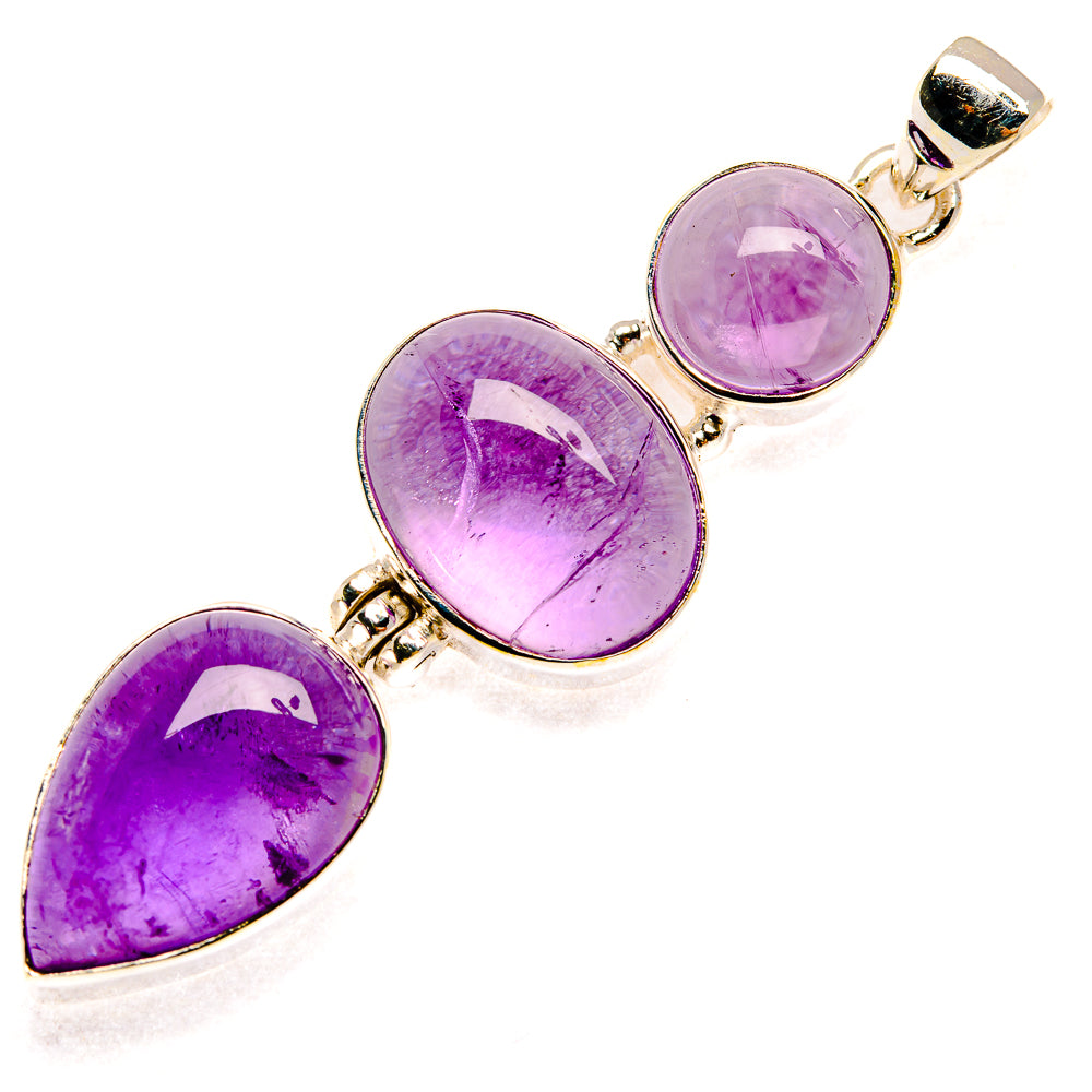 Amethyst Pendants handcrafted by Ana Silver Co - PD27223 - Photo 2