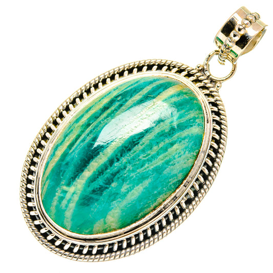 Amazonite Pendants handcrafted by Ana Silver Co - PD27270 - Photo 2