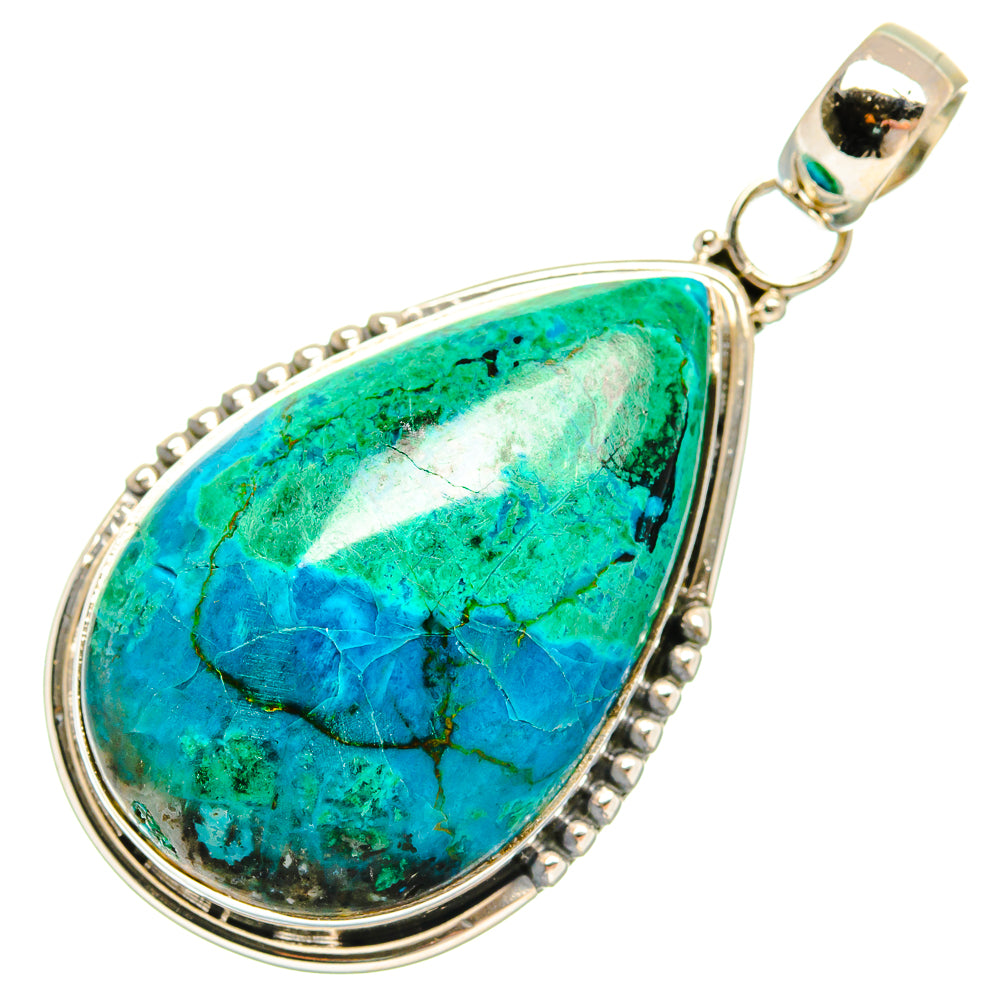 Chrysocolla Pendants handcrafted by Ana Silver Co - PD27272 - Photo 2
