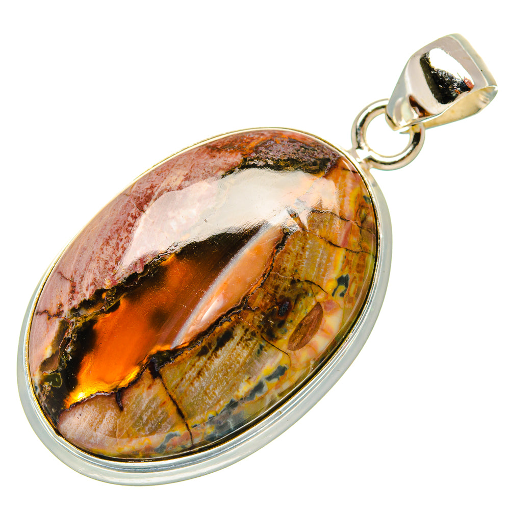 Butterfly Jasper Pendants handcrafted by Ana Silver Co - PD27310 - Photo 2