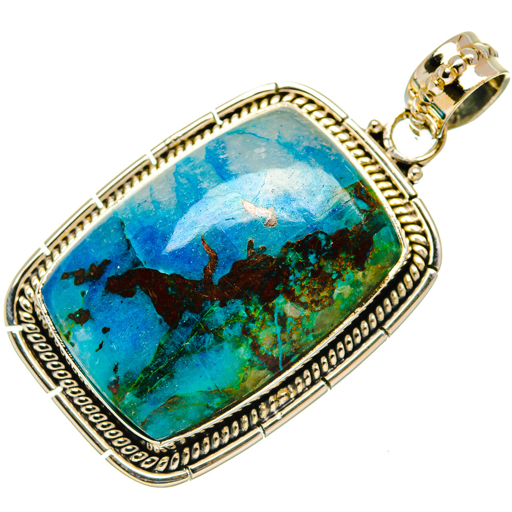 Chrysocolla Pendants handcrafted by Ana Silver Co - PD27348 - Photo 2