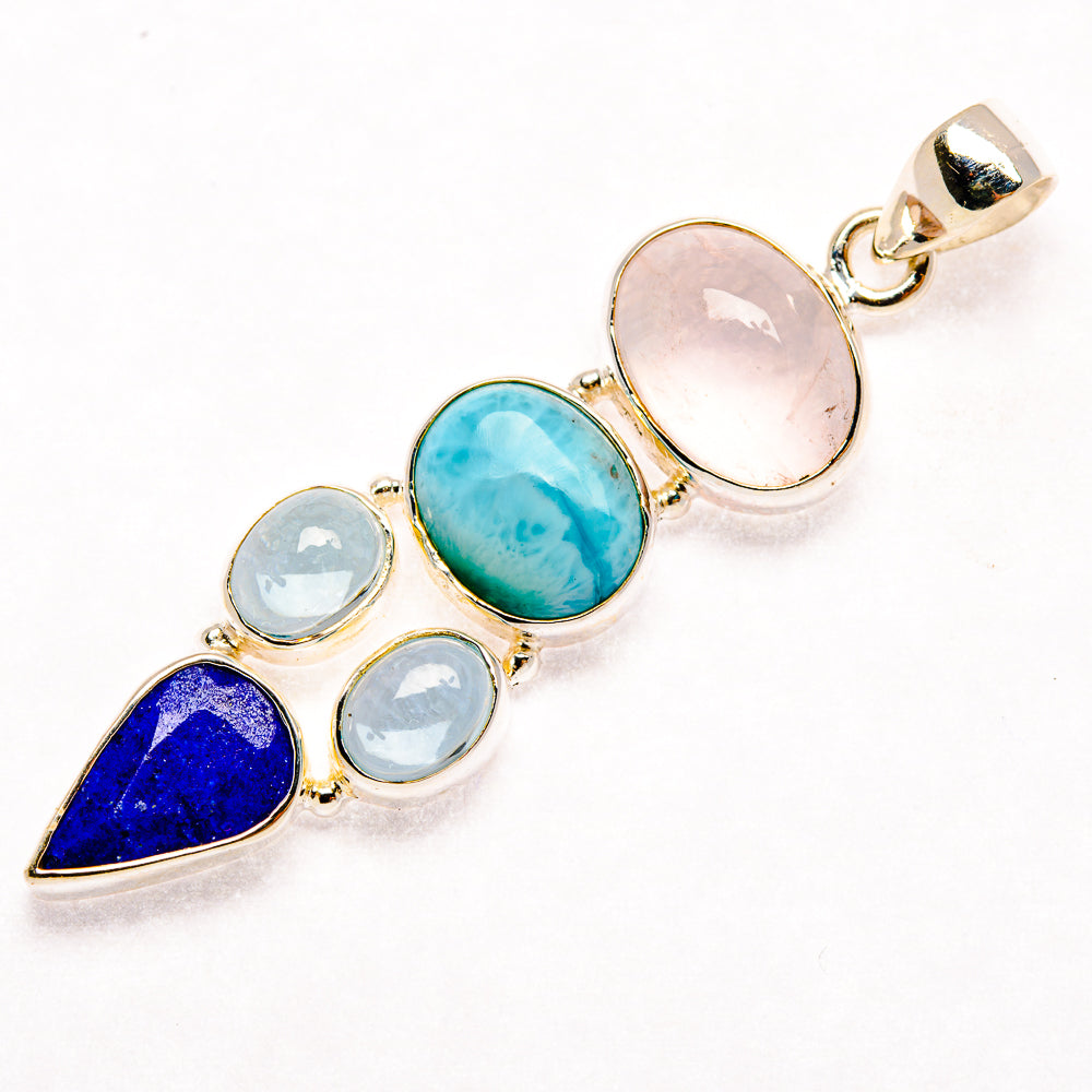 Rainbow Moonstone Pendants handcrafted by Ana Silver Co - PD27411 - Photo 2