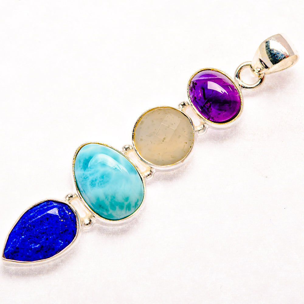 Larimar Pendants handcrafted by Ana Silver Co - PD27419 - Photo 2