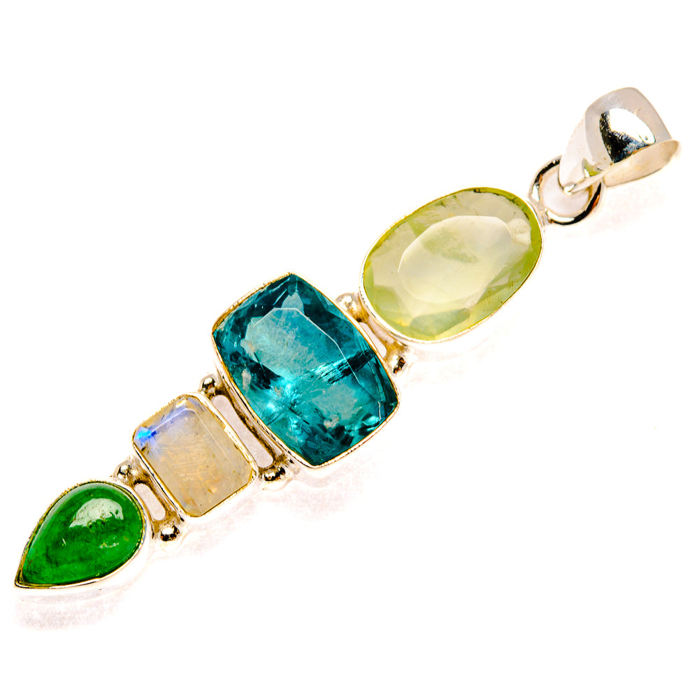 Prehnite Pendants handcrafted by Ana Silver Co - PD27422 - Photo 2