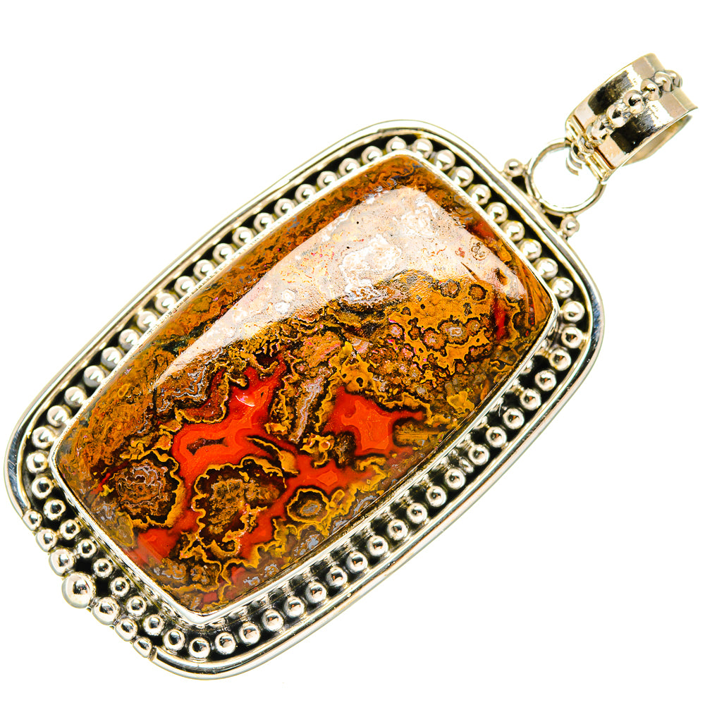 Moroccan Agate Pendants handcrafted by Ana Silver Co - PD27433 - Photo 2