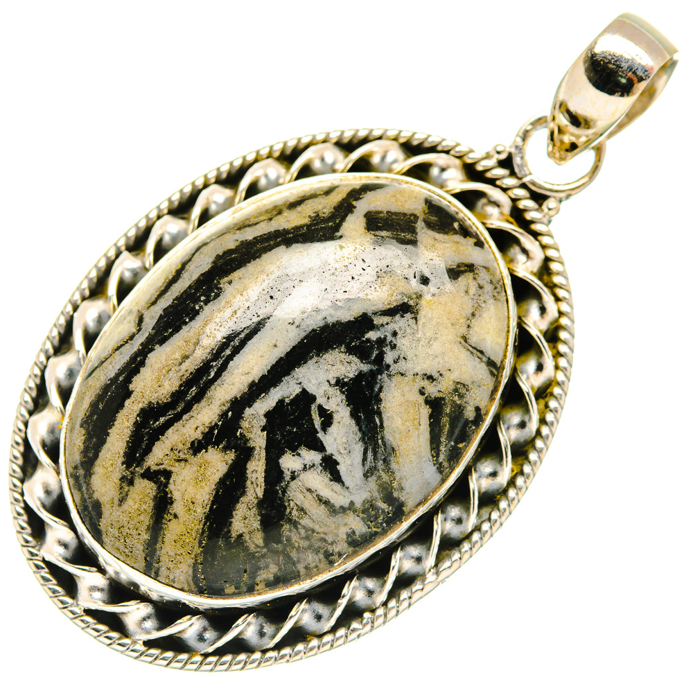 Pinolith Jasper Pendants handcrafted by Ana Silver Co - PD27441 - Photo 2