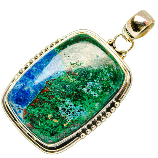 Chrysocolla Pendants handcrafted by Ana Silver Co - PD27605 - Photo 2