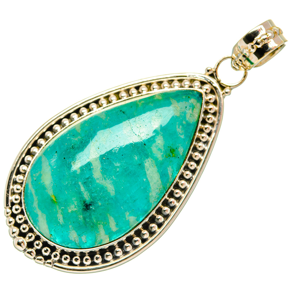 Amazonite Pendants handcrafted by Ana Silver Co - PD27629 - Photo 2