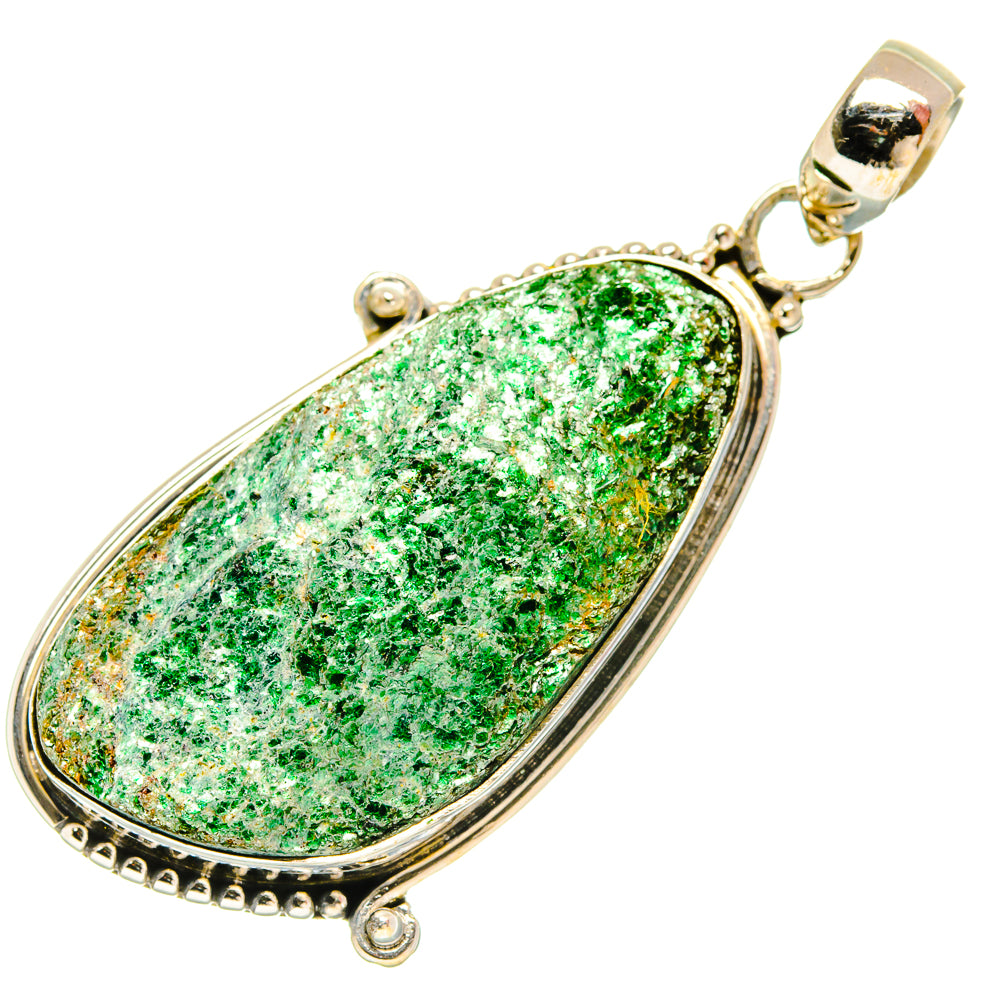 Green Fuchsite Pendants handcrafted by Ana Silver Co - PD27660 - Photo 2