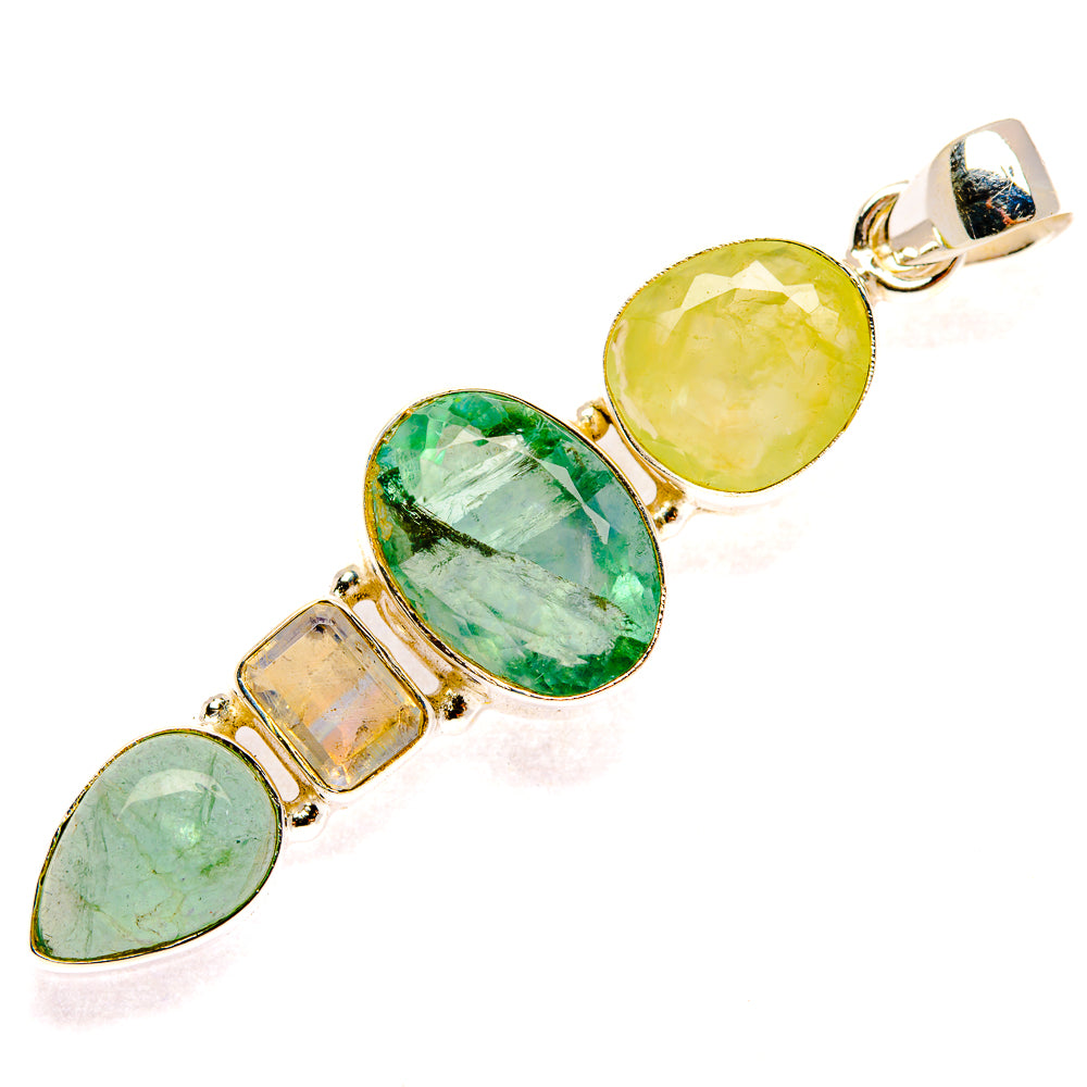 Prehnite Pendants handcrafted by Ana Silver Co - PD27740 - Photo 2