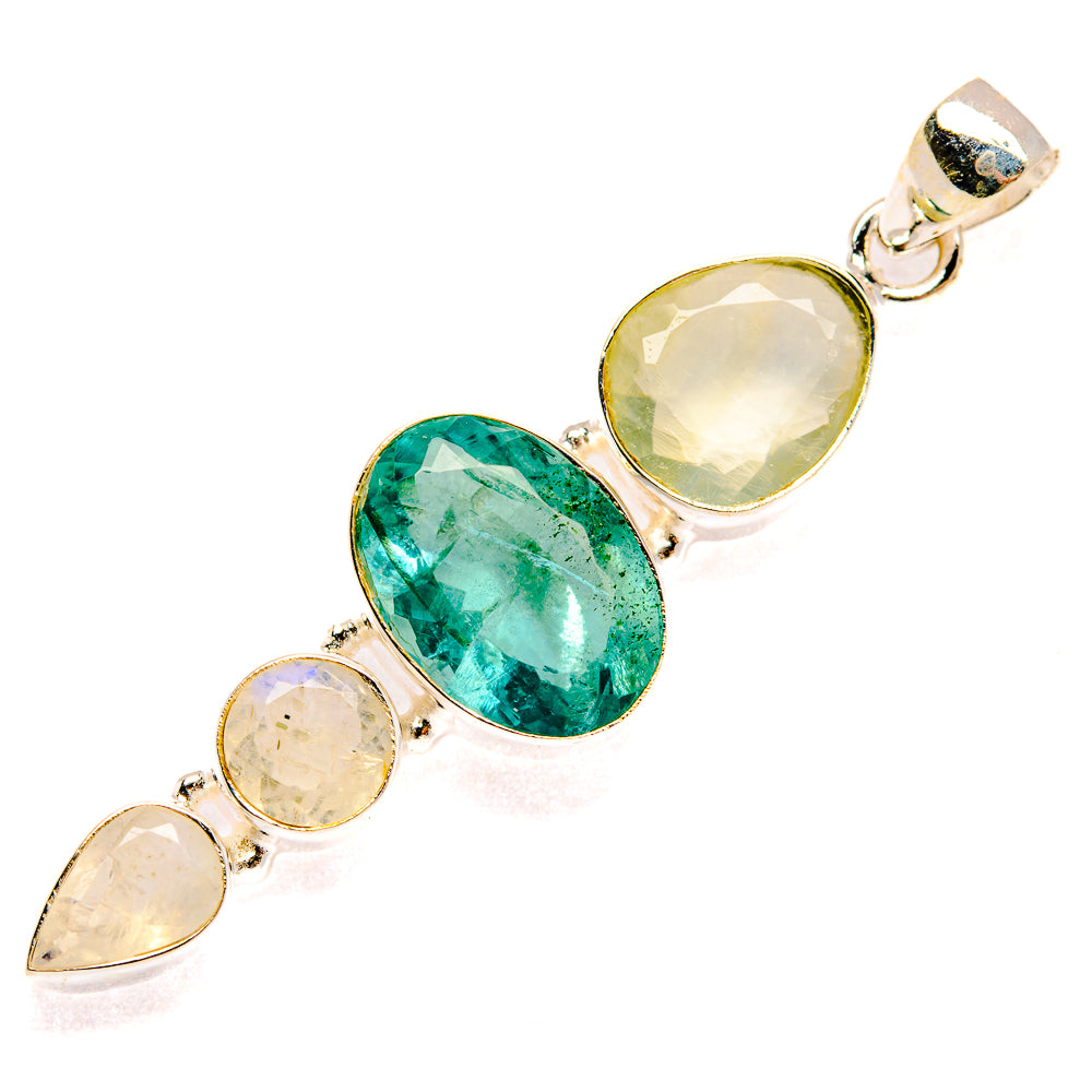 Green Fluorite Pendants handcrafted by Ana Silver Co - PD27741 - Photo 2